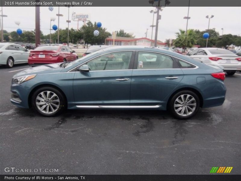 Nouveau Blue / Gray 2016 Hyundai Sonata Sport