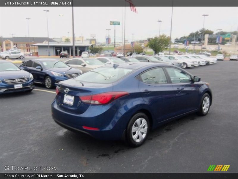 Blue / Beige 2016 Hyundai Elantra SE