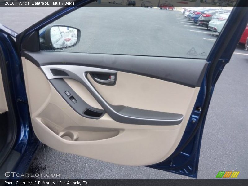 Blue / Beige 2016 Hyundai Elantra SE