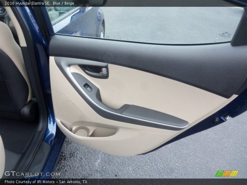 Blue / Beige 2016 Hyundai Elantra SE