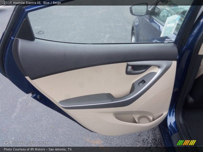 Blue / Beige 2016 Hyundai Elantra SE