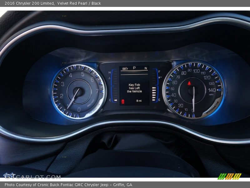 Velvet Red Pearl / Black 2016 Chrysler 200 Limited