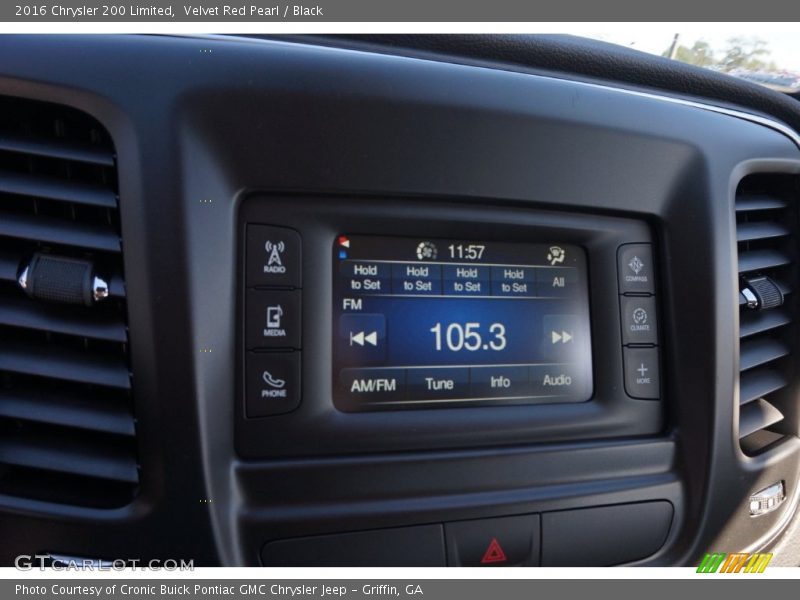 Velvet Red Pearl / Black 2016 Chrysler 200 Limited