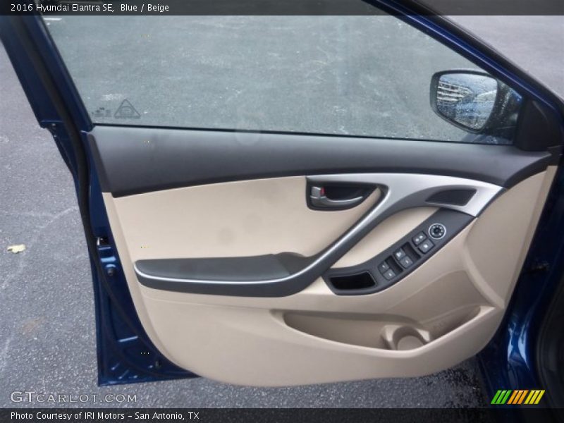 Blue / Beige 2016 Hyundai Elantra SE