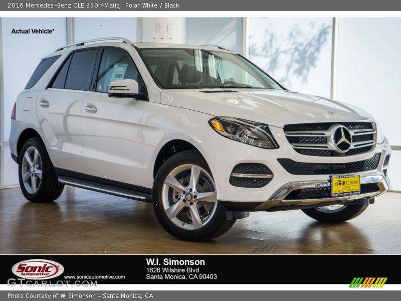 Polar White / Black 2016 Mercedes-Benz GLE 350 4Matic