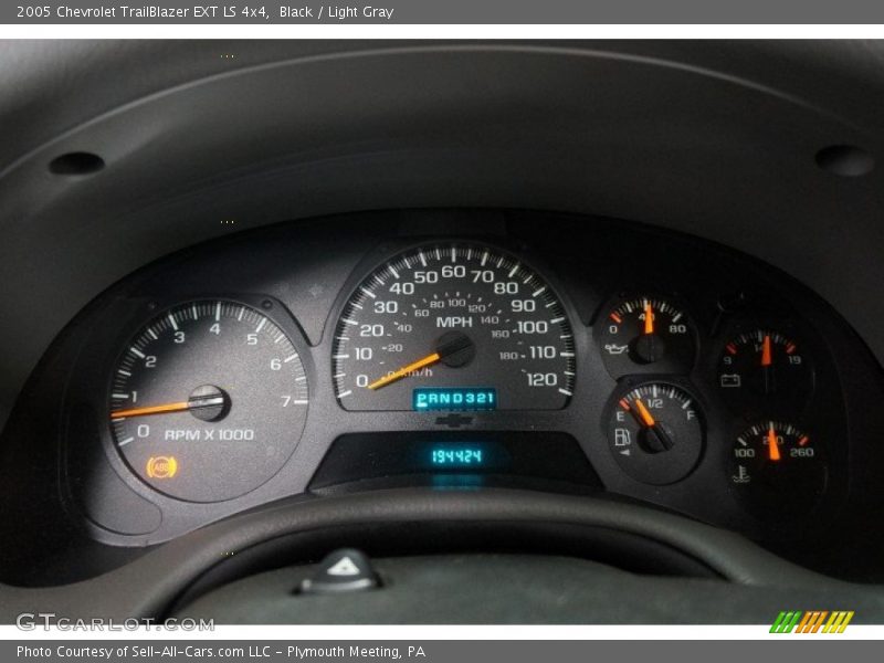 Black / Light Gray 2005 Chevrolet TrailBlazer EXT LS 4x4