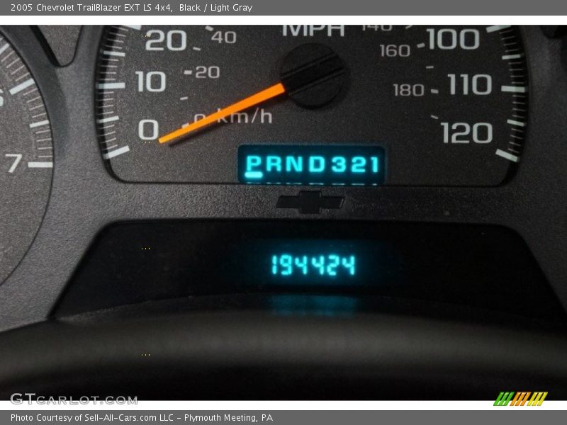 Black / Light Gray 2005 Chevrolet TrailBlazer EXT LS 4x4