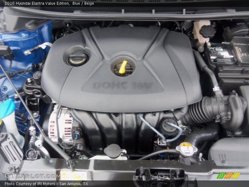 Blue / Beige 2016 Hyundai Elantra Value Edition