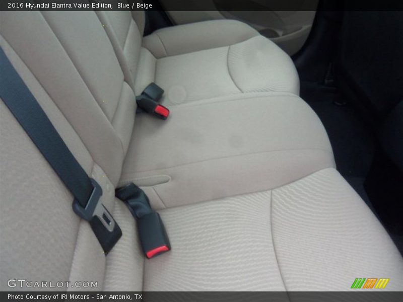 Blue / Beige 2016 Hyundai Elantra Value Edition