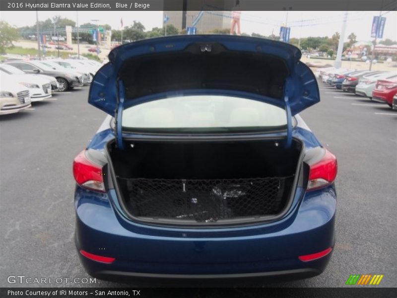 Blue / Beige 2016 Hyundai Elantra Value Edition