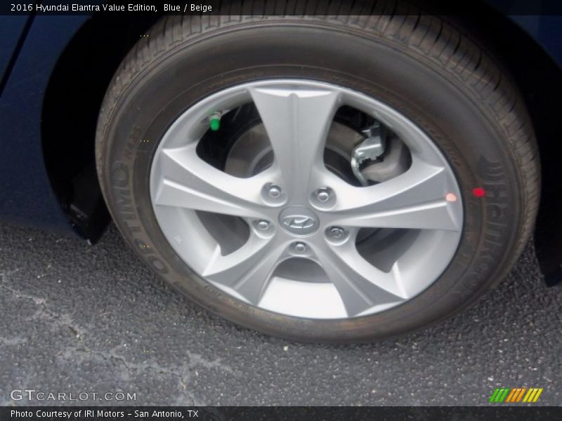 Blue / Beige 2016 Hyundai Elantra Value Edition