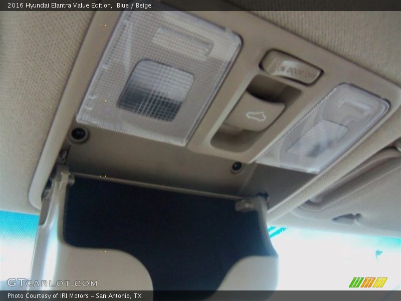 Blue / Beige 2016 Hyundai Elantra Value Edition