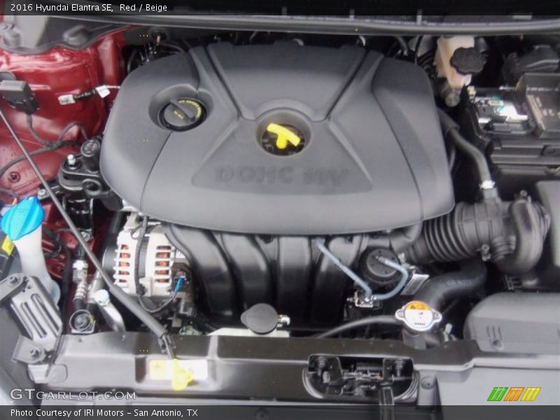 Red / Beige 2016 Hyundai Elantra SE
