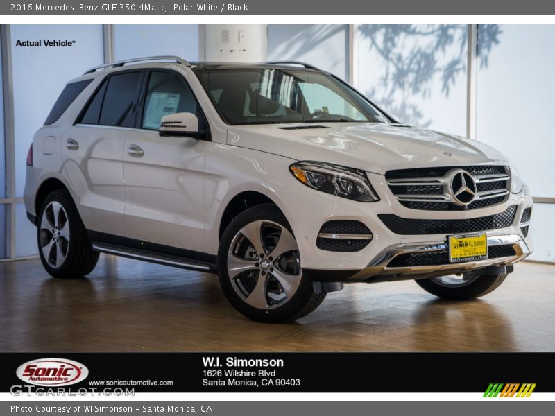 Polar White / Black 2016 Mercedes-Benz GLE 350 4Matic