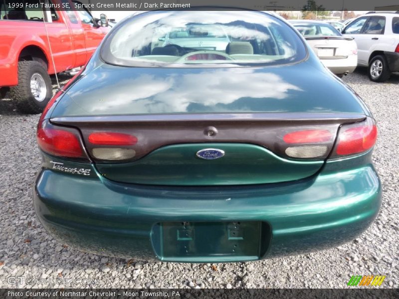 Spruce Green Metallic / Dark Parchment 1999 Ford Taurus SE