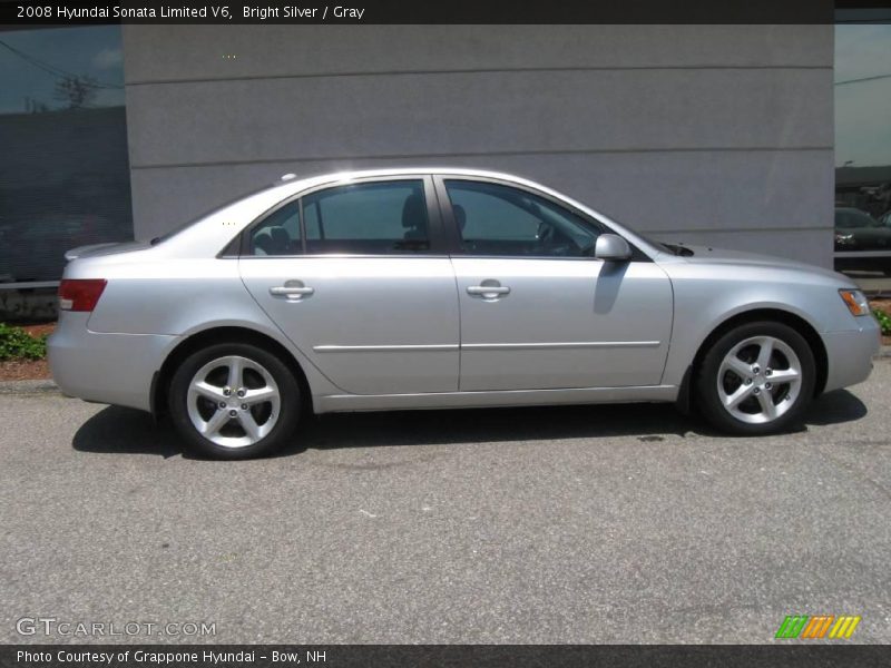 Bright Silver / Gray 2008 Hyundai Sonata Limited V6