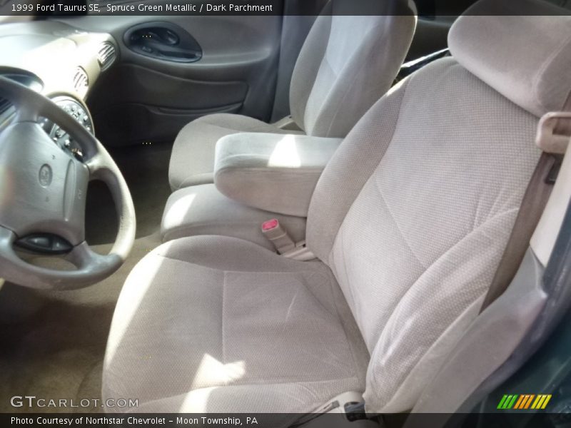 Spruce Green Metallic / Dark Parchment 1999 Ford Taurus SE