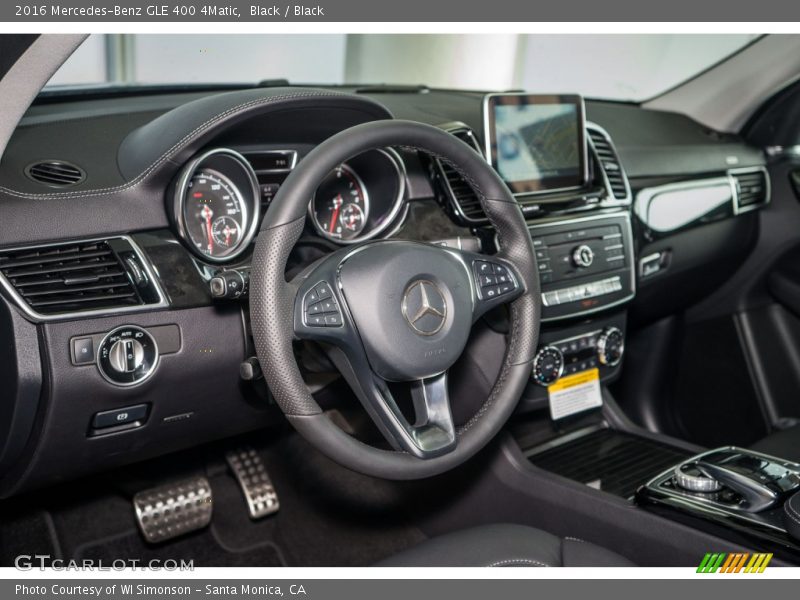 Dashboard of 2016 GLE 400 4Matic