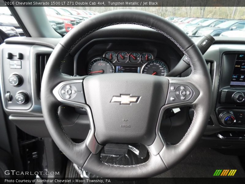 Tungsten Metallic / Jet Black 2016 Chevrolet Silverado 1500 LT Z71 Double Cab 4x4