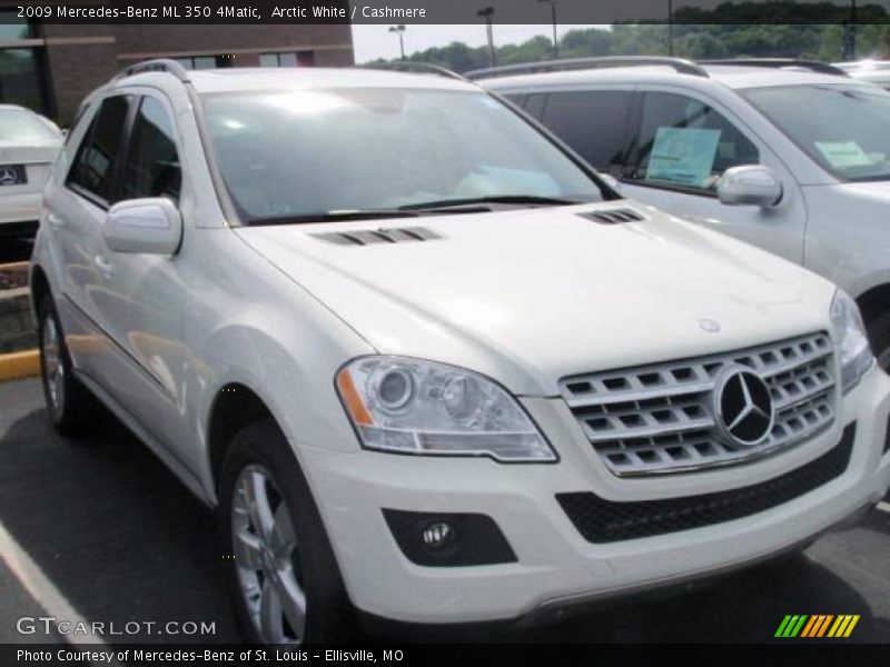 Arctic White / Cashmere 2009 Mercedes-Benz ML 350 4Matic