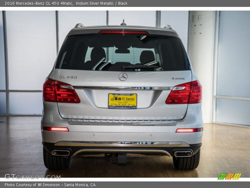 Iridium Silver Metallic / Black 2016 Mercedes-Benz GL 450 4Matic