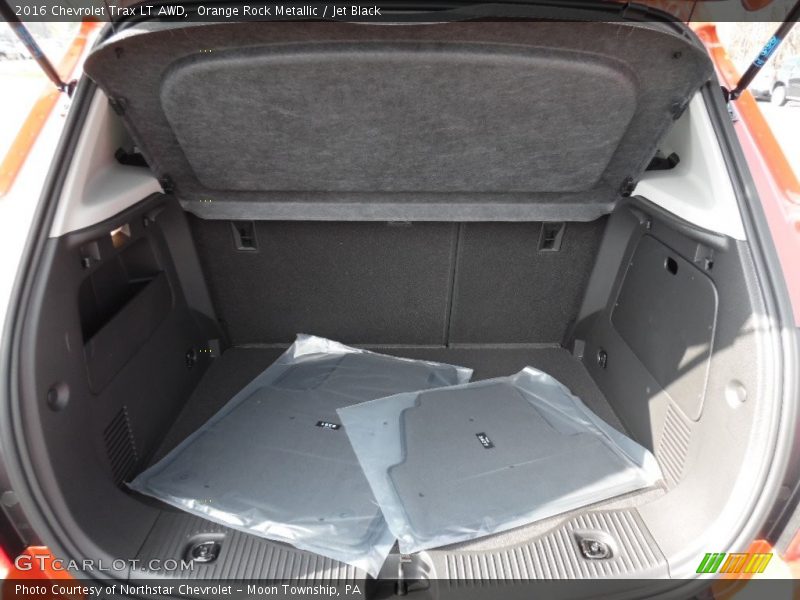 Orange Rock Metallic / Jet Black 2016 Chevrolet Trax LT AWD