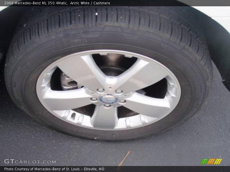 Arctic White / Cashmere 2009 Mercedes-Benz ML 350 4Matic