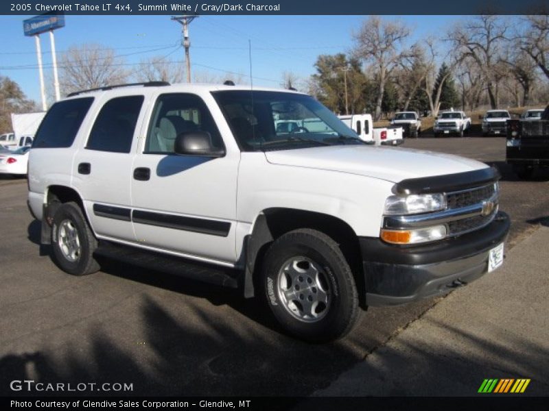Summit White / Gray/Dark Charcoal 2005 Chevrolet Tahoe LT 4x4