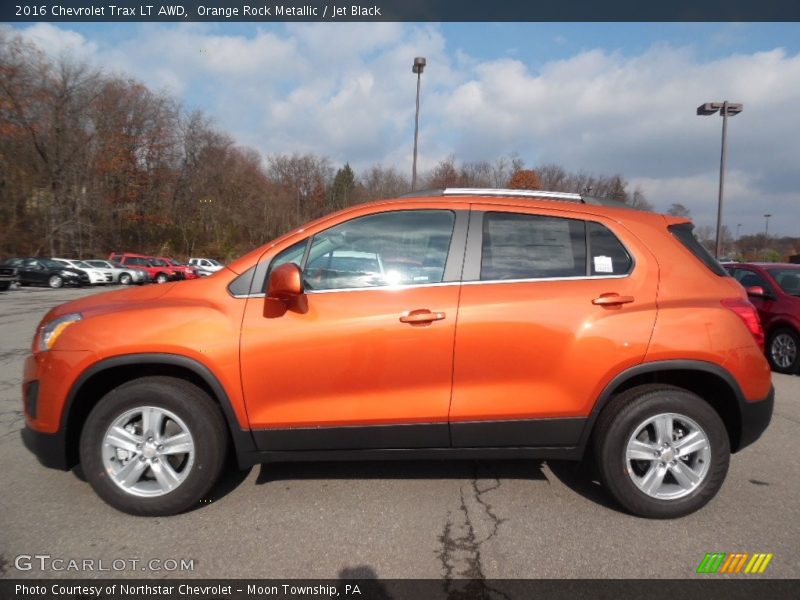  2016 Trax LT AWD Orange Rock Metallic