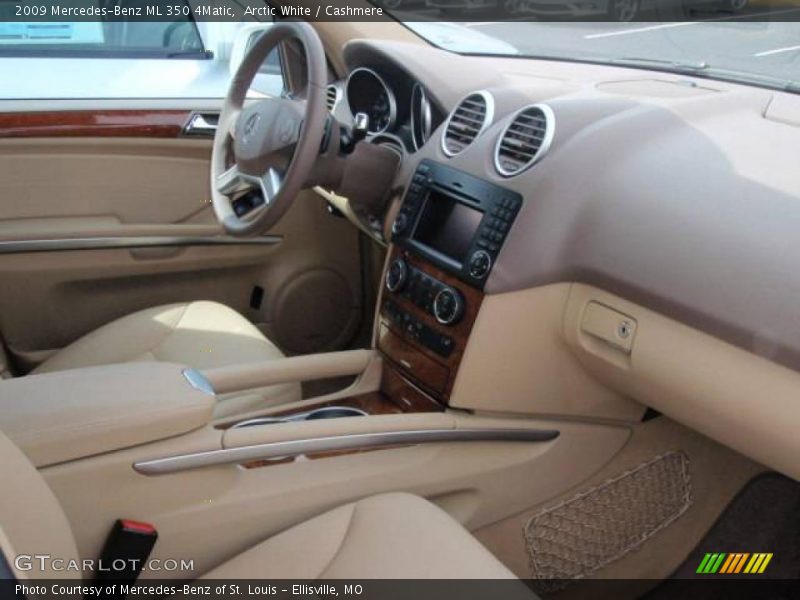 Arctic White / Cashmere 2009 Mercedes-Benz ML 350 4Matic