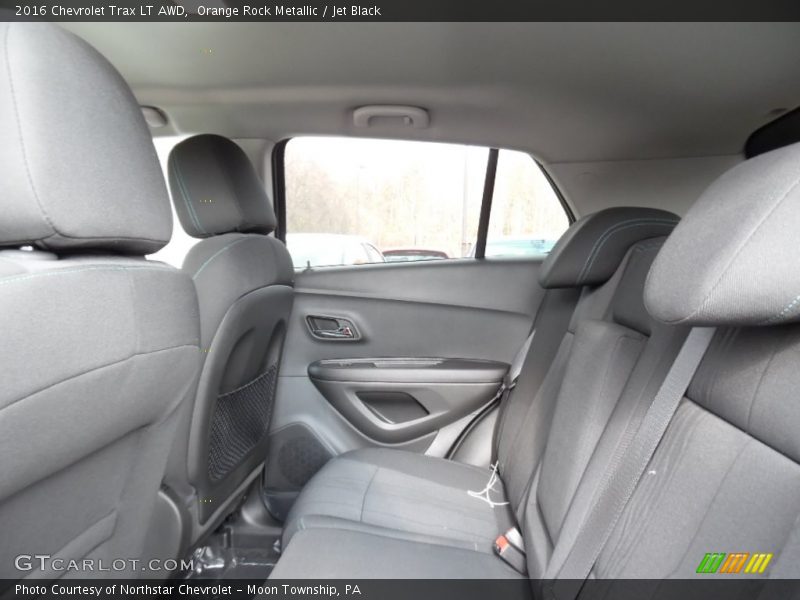 Orange Rock Metallic / Jet Black 2016 Chevrolet Trax LT AWD