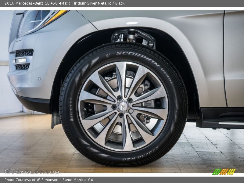 Iridium Silver Metallic / Black 2016 Mercedes-Benz GL 450 4Matic