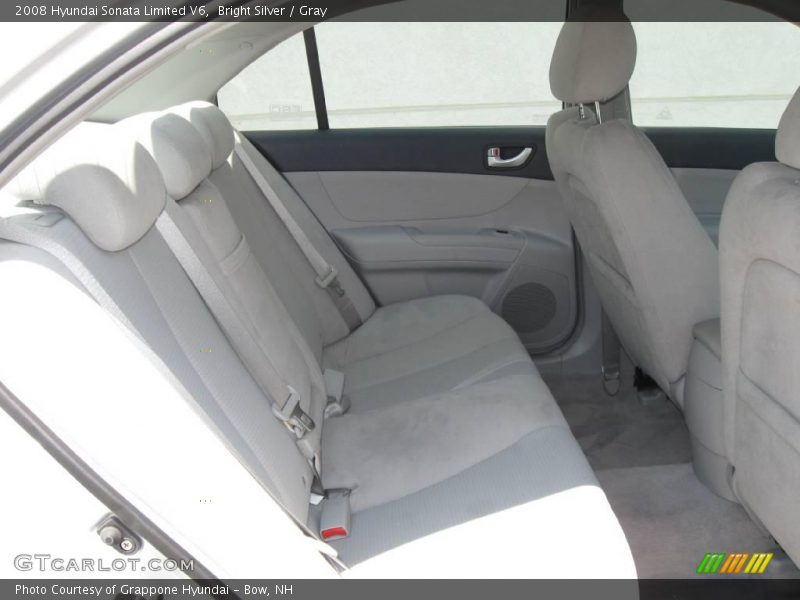 Bright Silver / Gray 2008 Hyundai Sonata Limited V6