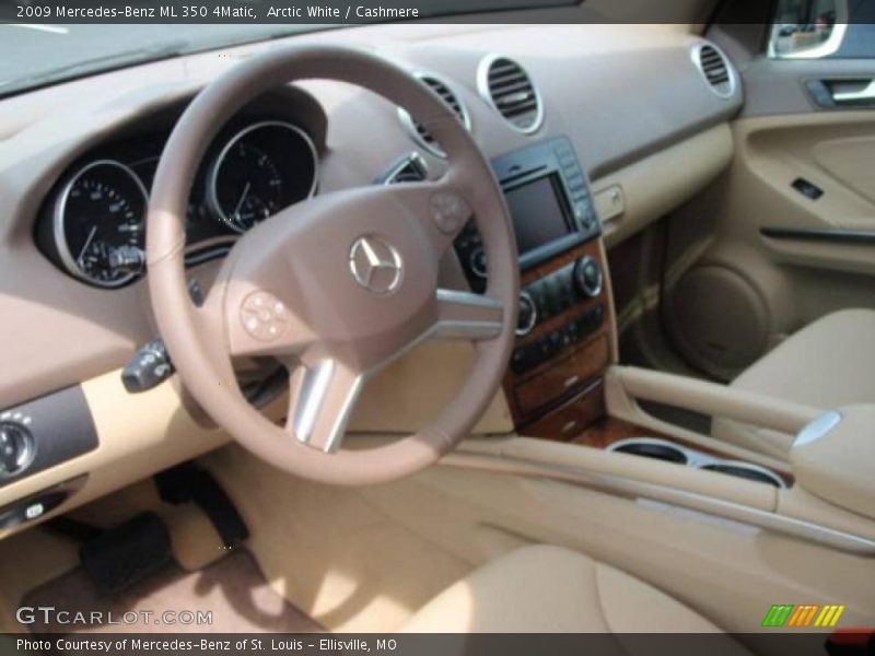 Arctic White / Cashmere 2009 Mercedes-Benz ML 350 4Matic