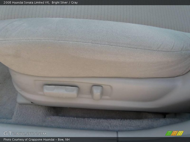 Bright Silver / Gray 2008 Hyundai Sonata Limited V6