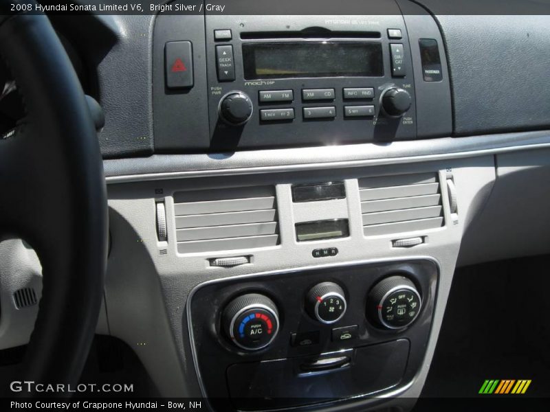 Bright Silver / Gray 2008 Hyundai Sonata Limited V6