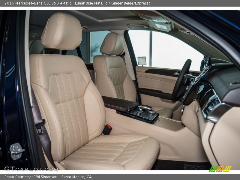  2016 GLE 350 4Matic Ginger Beige/Espresso Interior