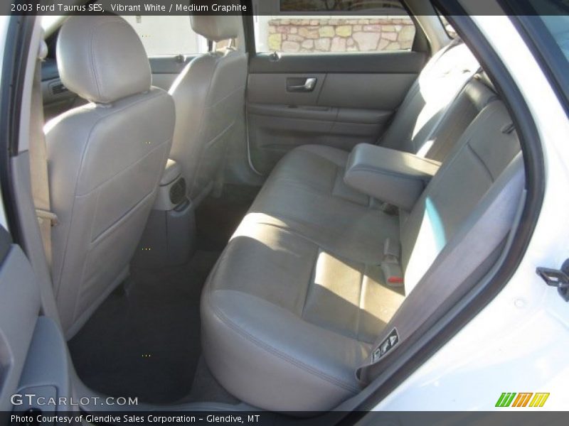 Vibrant White / Medium Graphite 2003 Ford Taurus SES