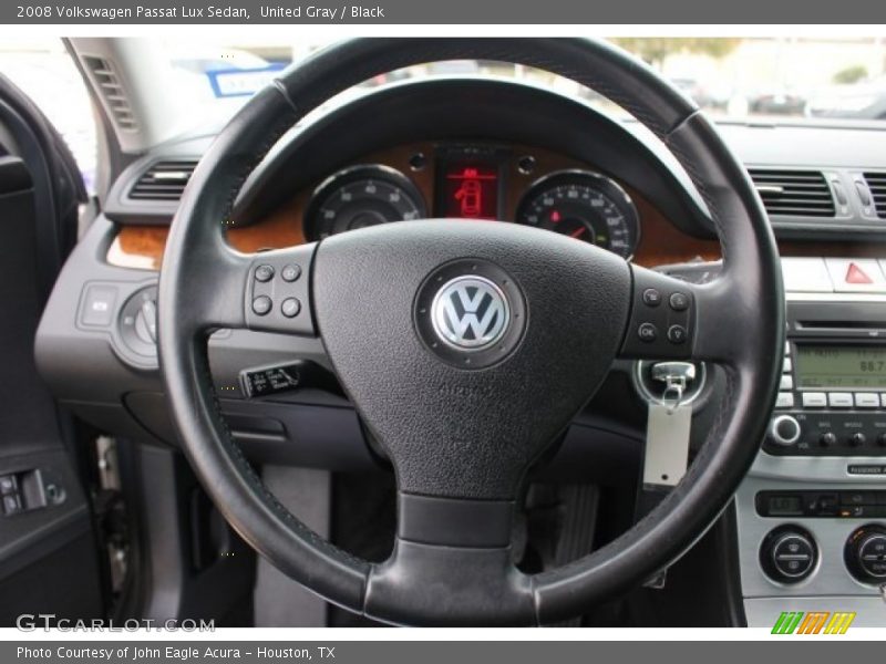United Gray / Black 2008 Volkswagen Passat Lux Sedan