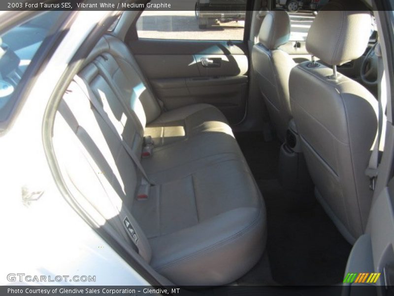 Vibrant White / Medium Graphite 2003 Ford Taurus SES