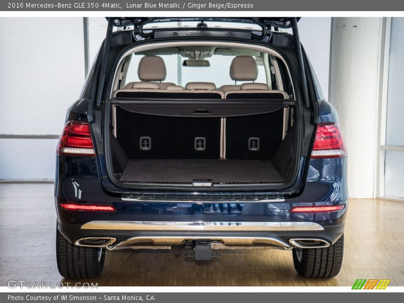 Lunar Blue Metallic / Ginger Beige/Espresso 2016 Mercedes-Benz GLE 350 4Matic