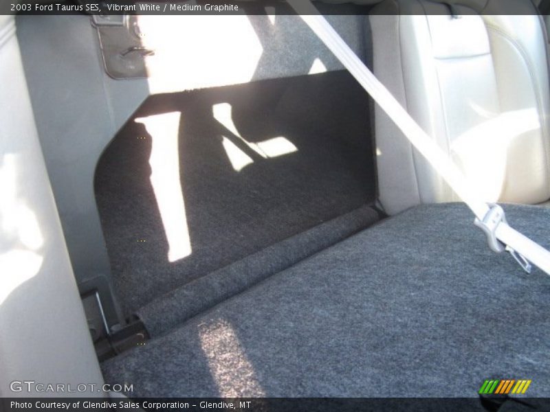 Vibrant White / Medium Graphite 2003 Ford Taurus SES