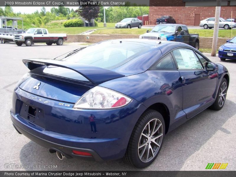Maizen Blue Pearl / Dark Charcoal 2009 Mitsubishi Eclipse GT Coupe