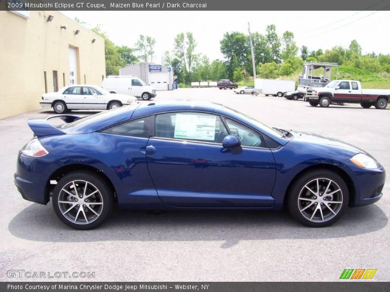 Maizen Blue Pearl / Dark Charcoal 2009 Mitsubishi Eclipse GT Coupe