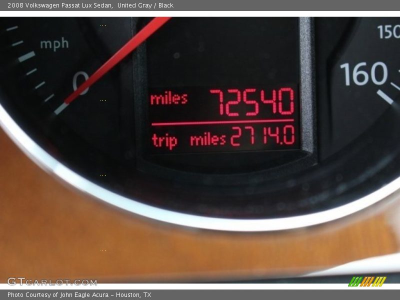 United Gray / Black 2008 Volkswagen Passat Lux Sedan