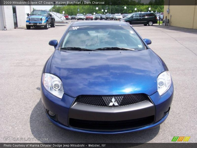 Maizen Blue Pearl / Dark Charcoal 2009 Mitsubishi Eclipse GT Coupe