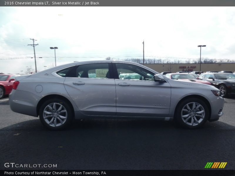 Silver Ice Metallic / Jet Black 2016 Chevrolet Impala LT