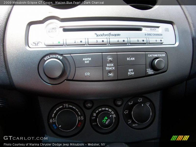 Maizen Blue Pearl / Dark Charcoal 2009 Mitsubishi Eclipse GT Coupe