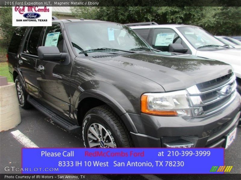 Magnetic Metallic / Ebony 2016 Ford Expedition XLT