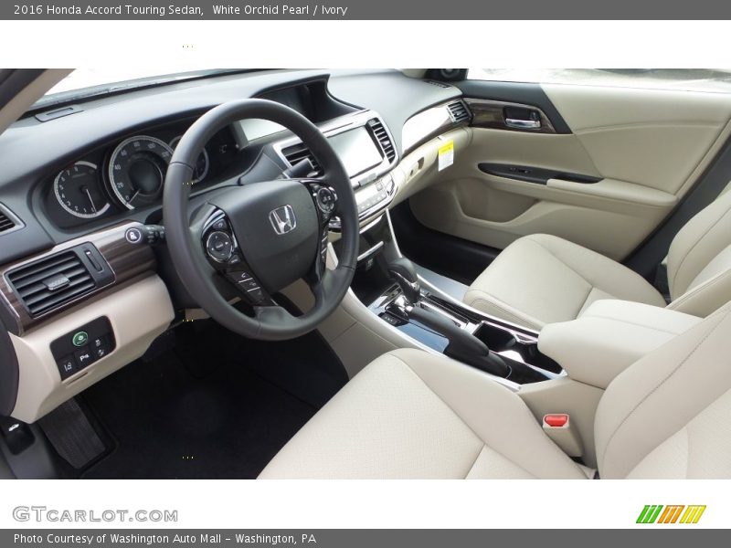 Ivory Interior - 2016 Accord Touring Sedan 